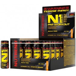  N1  Pre-Workout  SHOT 20 ФЛАКОНОВ ПО 60 МЛ